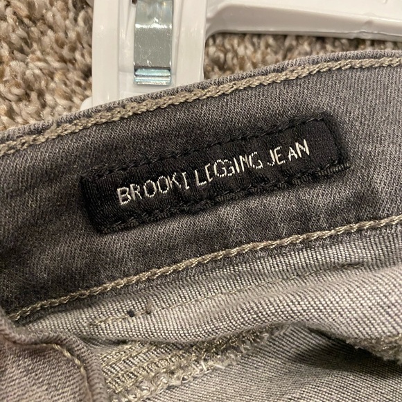 Lucky Brand Brooke Legging Jean Distressed Faded Gray Skinny Jegging Jeans - Picture 5 of 9